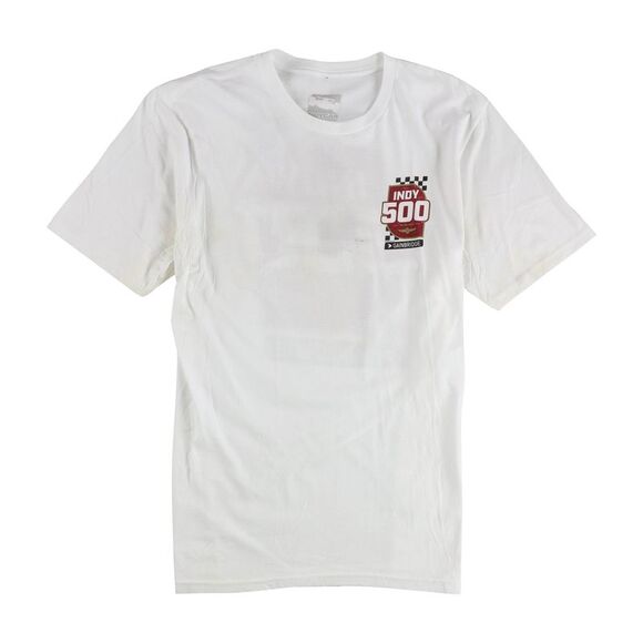 Indy 500 Mens White Event Graphic T-Shirt, white, XL - Picture 1 of 2